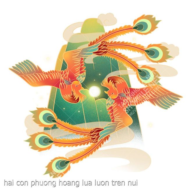 hai con phuong hoang lua luon tren nui